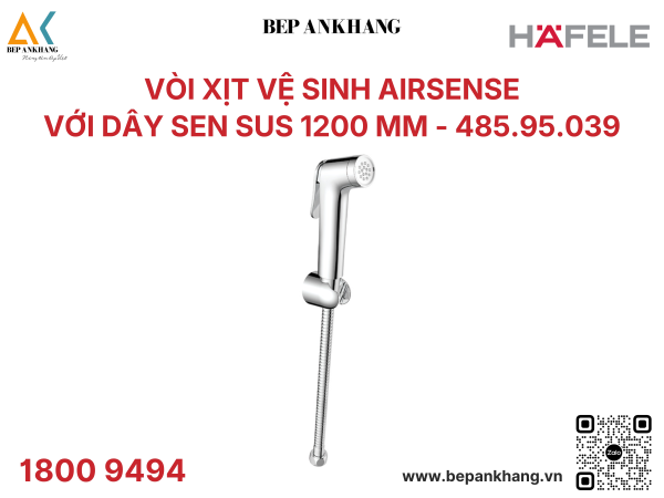 Vòi xịt vệ sinh Hafele AIRSENSE 485.95.039